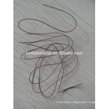 Medical absorbable Catgut sutures with reverse cutting needle